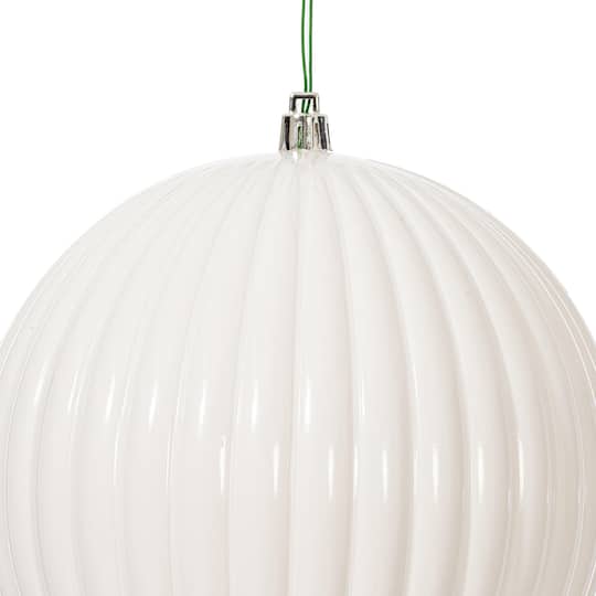Vickerman 6" Shiny Lined Ball Ornaments